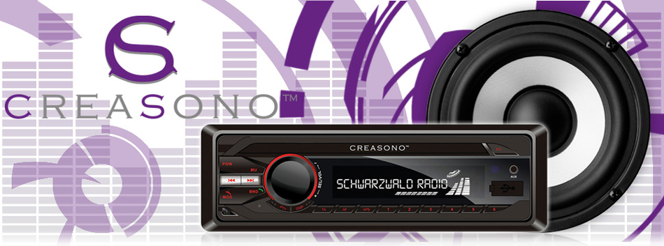 Creasono MP3-Autoradio, Bluetooth, Freisprechfunktion, RDS, 2x USB, SD, 4x  50 W