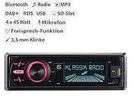 Creasono DAB+ MP3-Autoradio USB / SD / Bluetooth (refurbished)